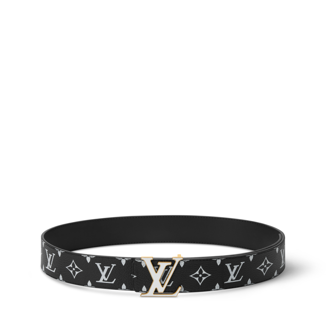 ベルト・LV イニシャル モノグラム グロウ イン ザ ダーク 40MM
